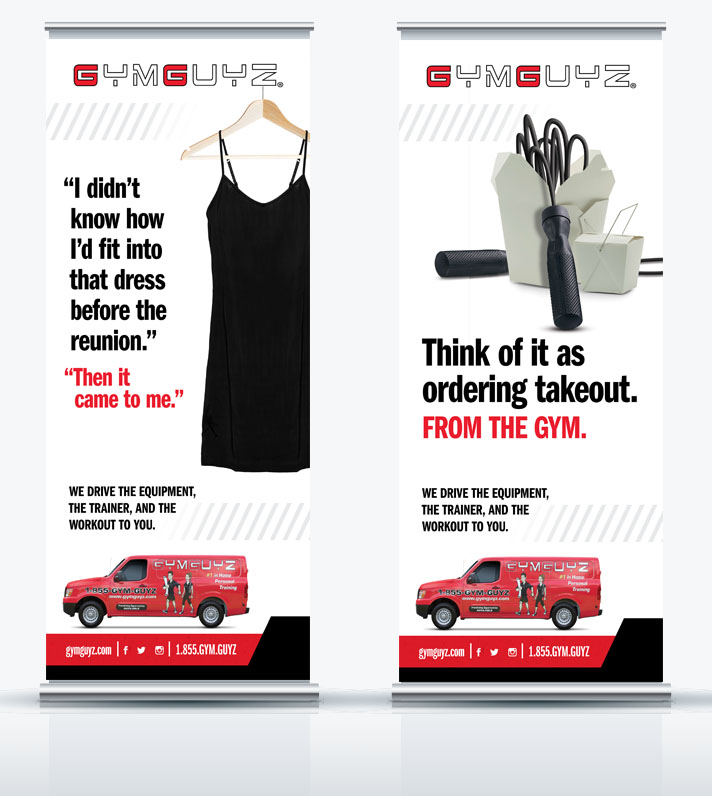 GYMGUYZ Pull-up Banners