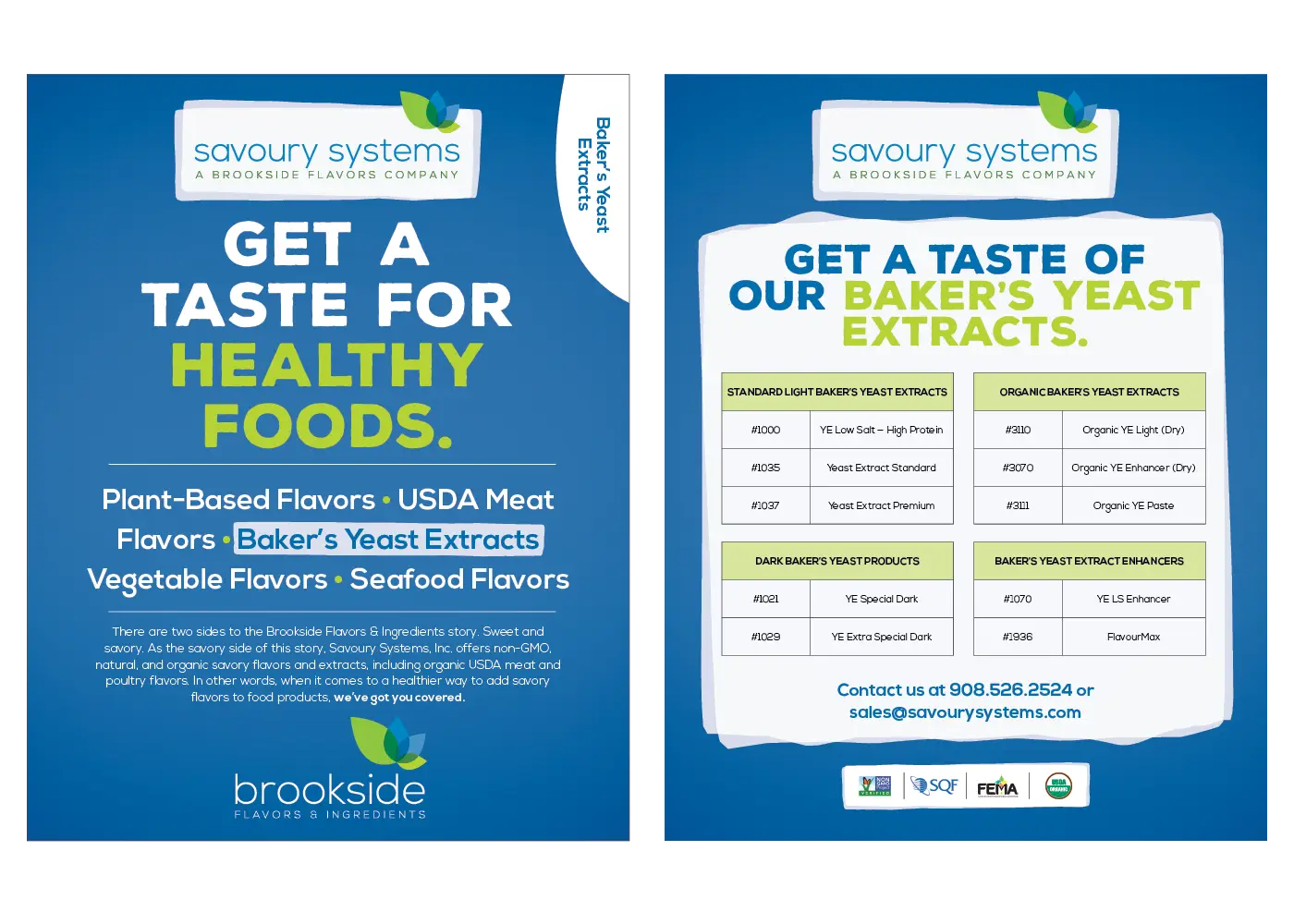 Savoury Good Taste Campaign Flyer Bakery