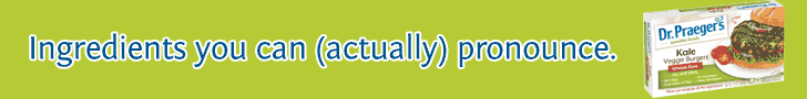 Dr. Praeger Banner ads 728x90 Ingredients You Can Pronounce