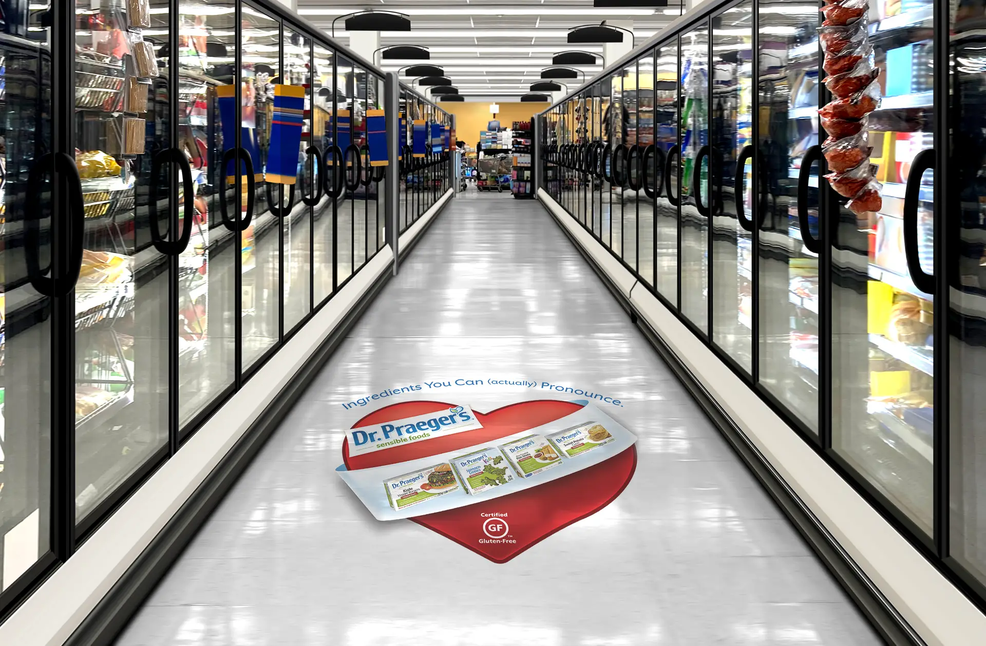 Dr. Praeger In Store marketing