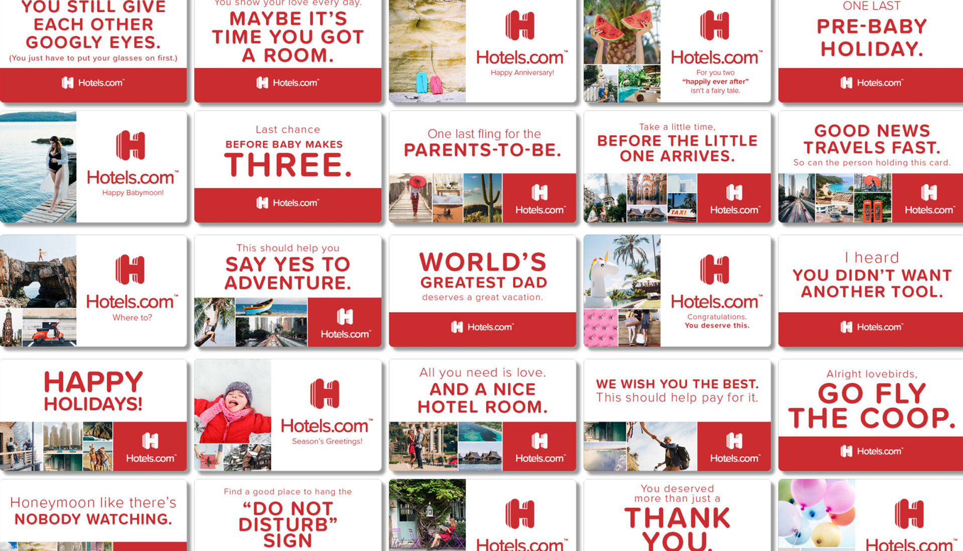 Hotels.com gift card program