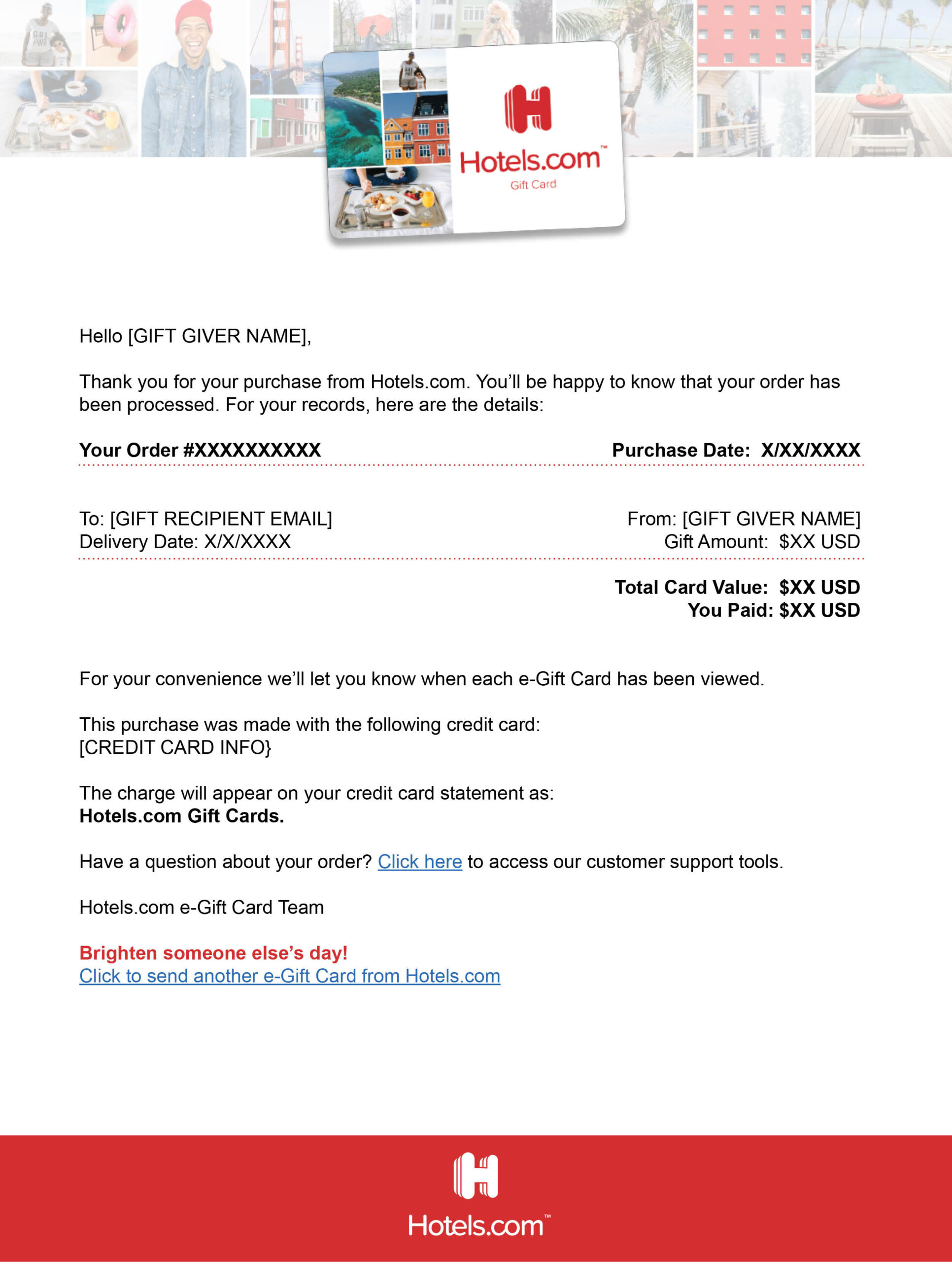 Hotels.com Nurture Email
