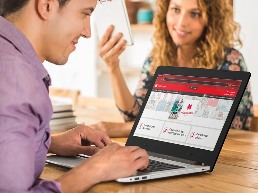 Hotels.com Landing Page