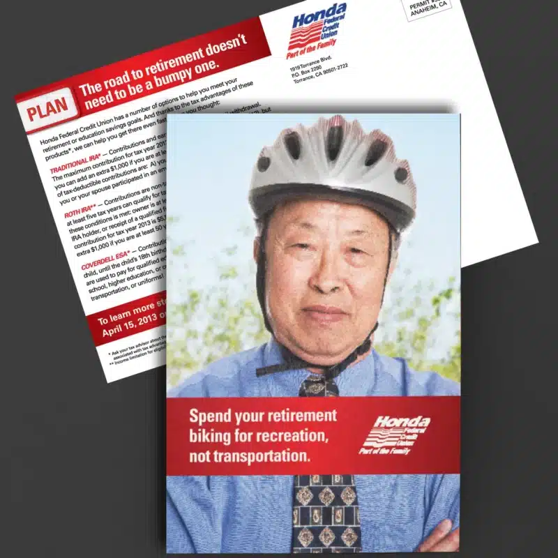 Direct Mail for Honda FCU