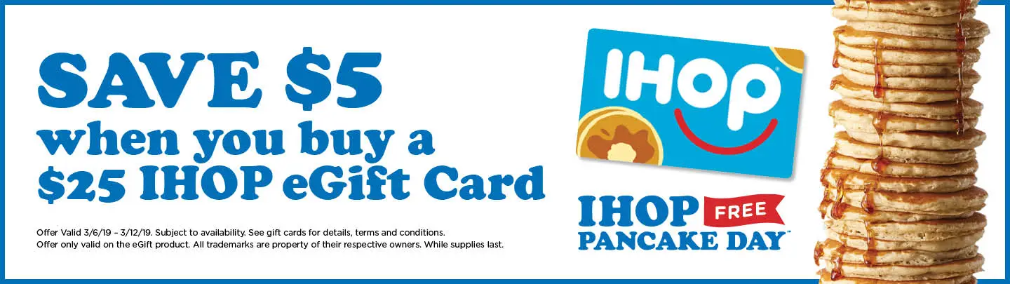 iHOP Pancake Day Promotion 1