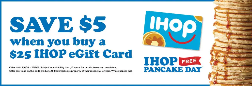 iHOP Pancake Day Promotion 3
