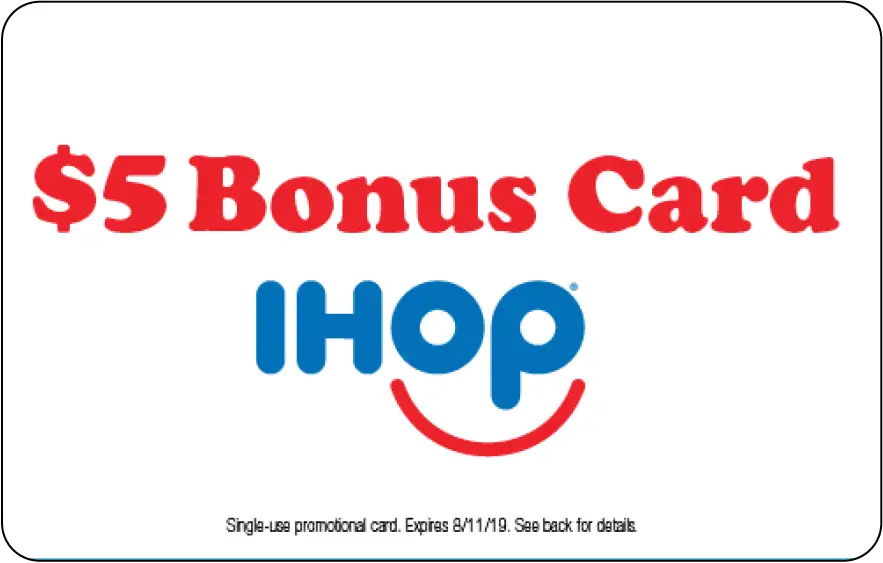 iHOP Gift Card - Bonus Card