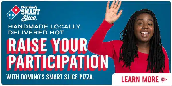 Domino's Smart Slice School Lunch Banner Ads