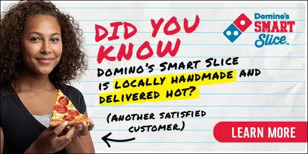 Domino's Smart Slice School Lunch Banner Ads